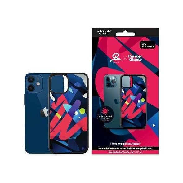 PanzerGlass PanzerGlass ClearCase iPhone 12 Mini 5,4" Mikael B Limited Artist Edition Antibacterial
