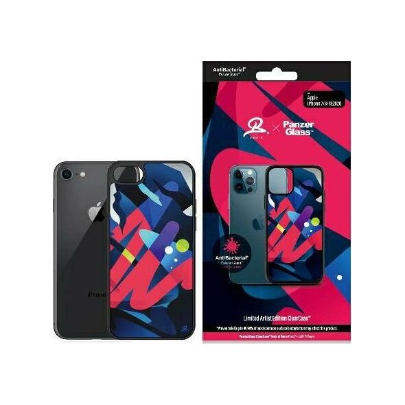 PanzerGlass PanzerGlass ClearCase iPhone 7/8/SE 2020 Mikael B Limited Artist Edition Antibacterial