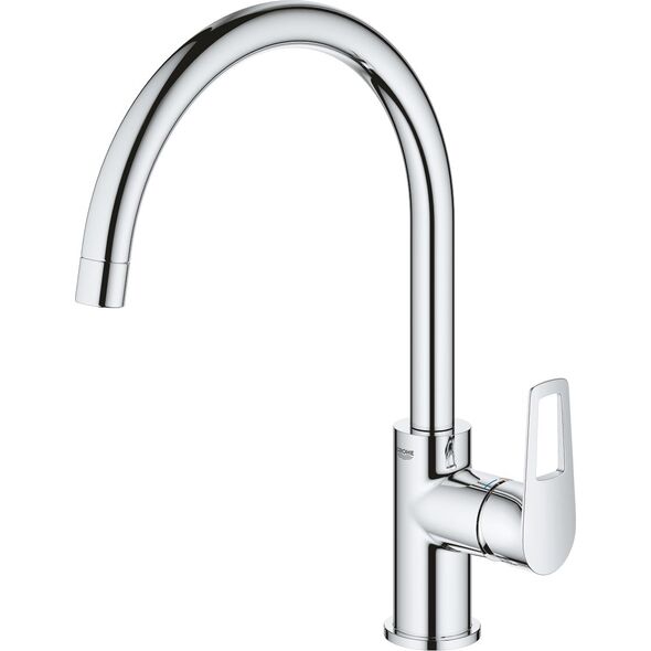 Bateria kuchenna Grohe BauLoop stojąca chrom (31368001)