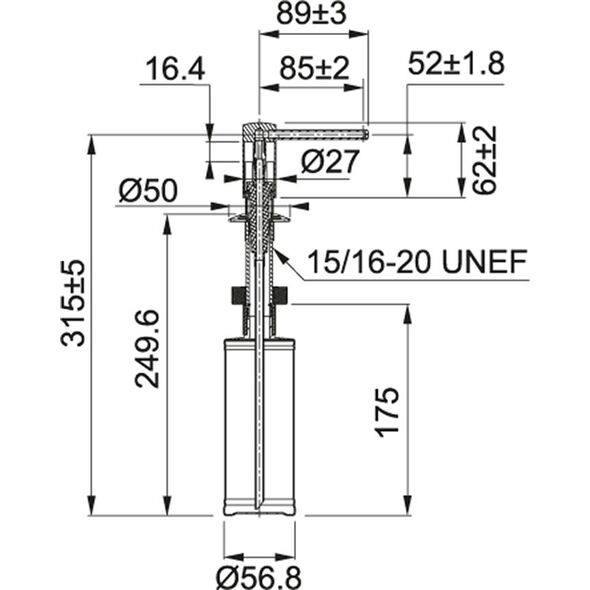 Franke Dozownik Franke Comfort Beżowy 119.0578.745
