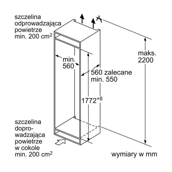 Lodówka Bosch KIV86VFE1