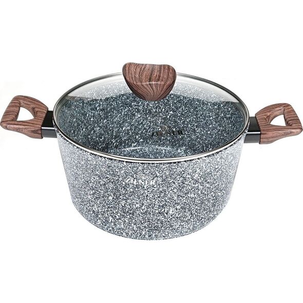 Zilner GARNKI z POWŁOKĄ MARMUROWĄ 15 ELE. ZILNER FOREST ZL-8519