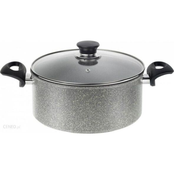 Ballarini Garnek BALLARINI Ferrara z 2 uchwytami i pokrywką granitowy 24 cm FERG25D.24D