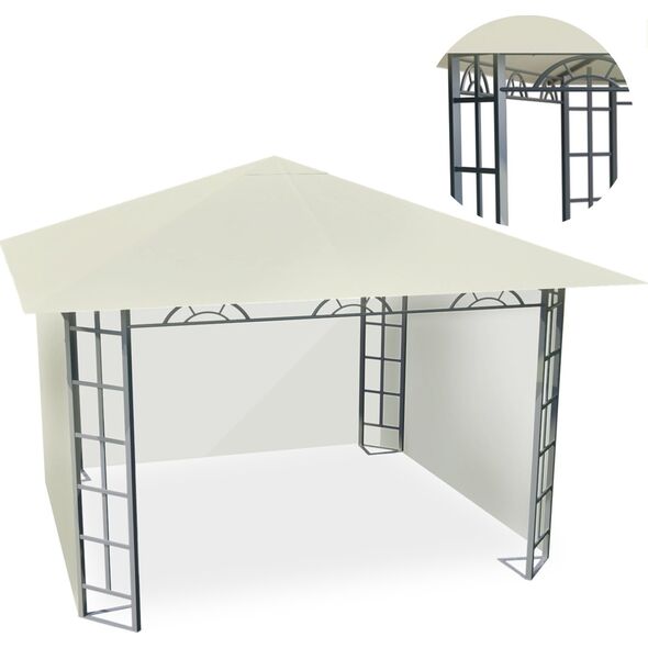 Plonos Beżowy pawilon ogrodowy 3x3m 4934