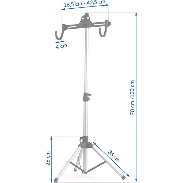 Humberg Stojak rowerowy serwisowy MB2 aluminium srebrny