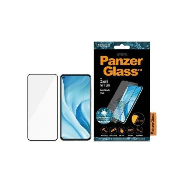 PanzerGlass PANZERGLASS SZKŁO HARTOWANE E2E REGULAR XIAOMI MI 11 LITE 5G CASE FRIENDLY CZARNY standard