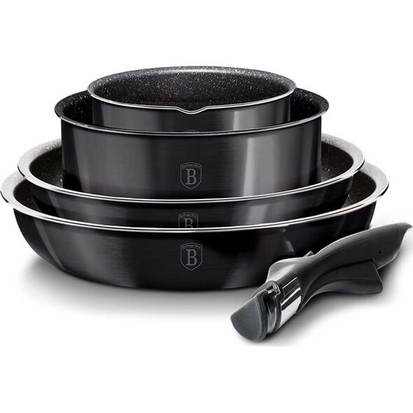Berlinger Haus ZESTAW GARNKÓW GRANITOWYCH BERLINGER HAUS BH-6918 CARBON PRO