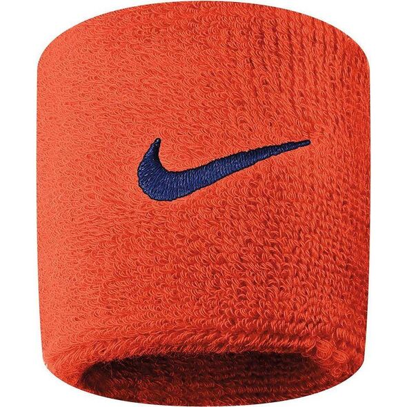 Nike Frotki na rękę Swoosh Wristbands pomarańczowe N0001565804OS 2 szt.