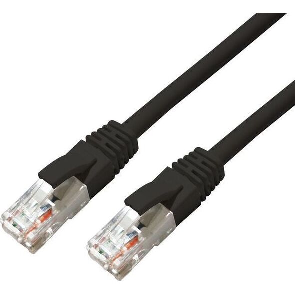 MicroConnect CAT6A UTP 7.5m Black LSZH