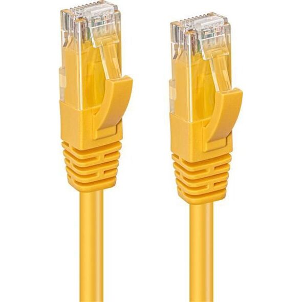 MicroConnect CAT6A UTP 1.5m Yellow LSZH