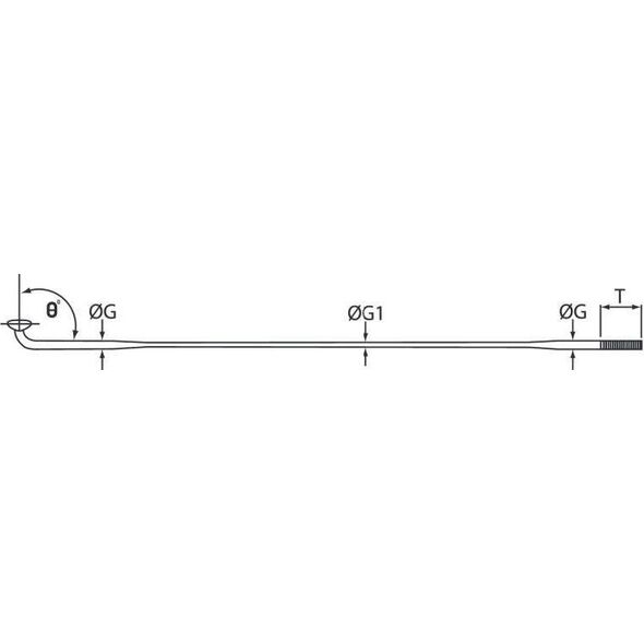 Cn Spoke Szprychy CNSPOKE DB454 2.0-1.8-2.0 stal nierdzewna 258mm czarne + nyple 144szt.
