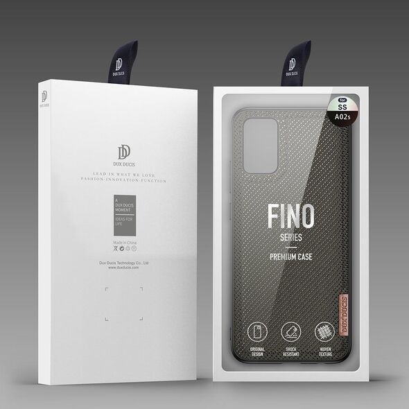 Hurtel Dux Ducis Fino etui pokrowiec pokryty nylonowym materiałem Samsung Galaxy A02s EU zielony