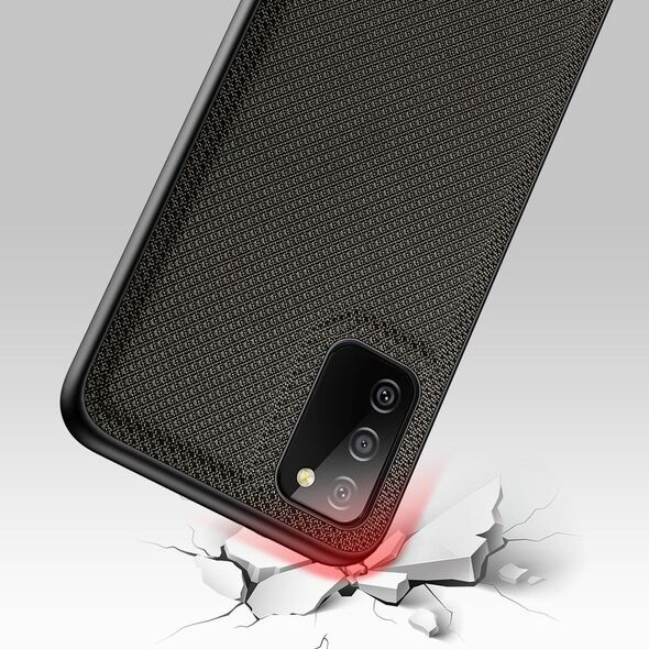 Hurtel Dux Ducis Fino etui pokrowiec pokryty nylonowym materiałem Samsung Galaxy A02s EU zielony