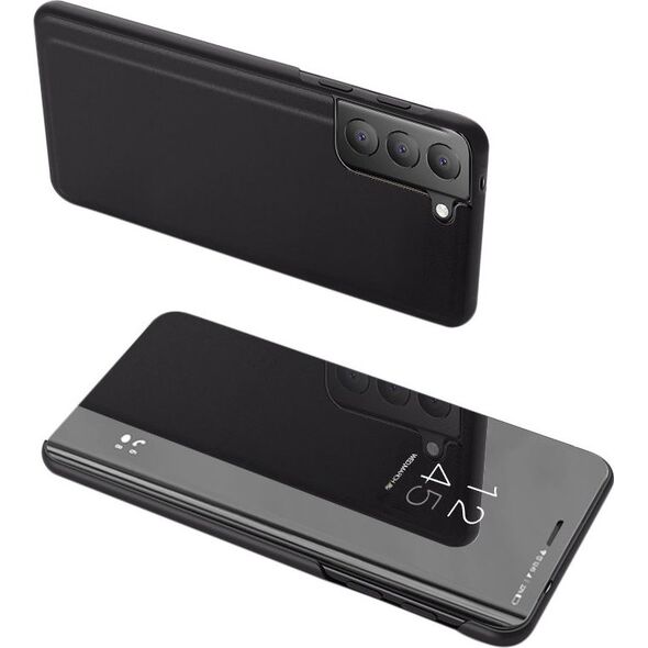 Hurtel Clear View Case futerał etui z klapką Xiaomi Mi 11 czarny