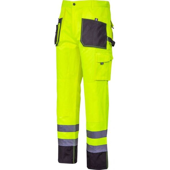 Lahti Pro SPODNIE OSTRZEGAWCZE CZARNO-ŻÓŁTE, "XL", CE, LAHTI