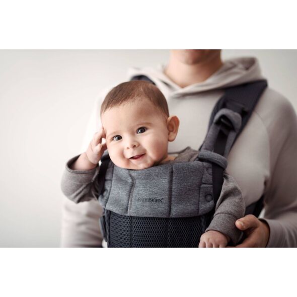 BabyBjorn BABYBJORN - nosidełko Harmony 3D Mesh, Antracyt