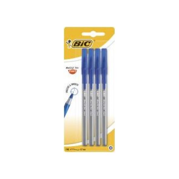 Bic Długopis Round Stick Exact niebieski bls 4szt BIC
