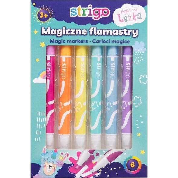 Strigo Flamastry magiczne Lenka 6szt STRIGO