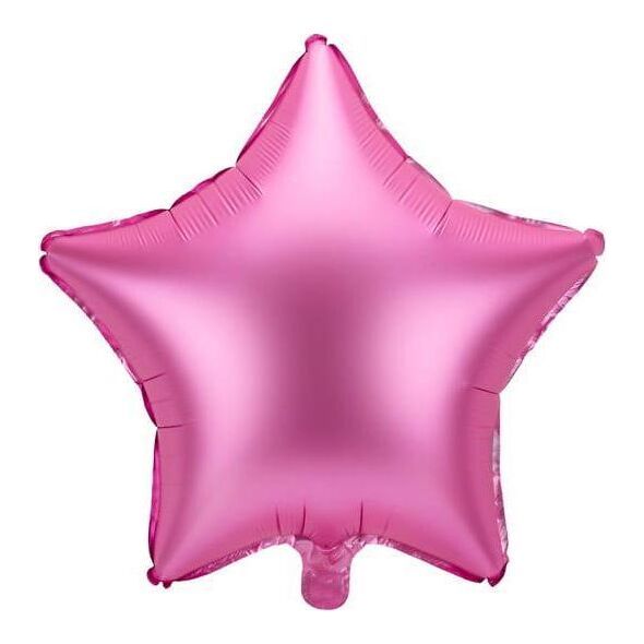 Party Deco Balon foliowy gwiazdka 48cm różowy