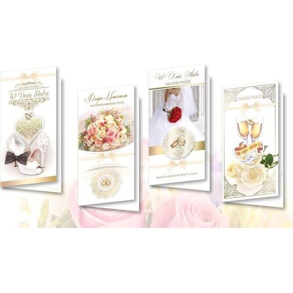 Top Graphic Kartki karnet TOP DLXO ślub Top Graphic