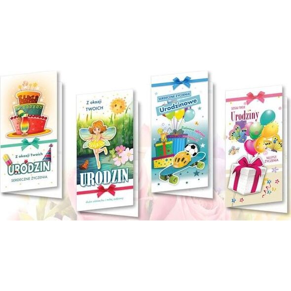 Top Graphic Kartki karnet TOP DLXO Urodziny dzieci Top Graphic