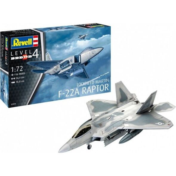 Revell Model do sklejania Lockheed Martin F-22A Raptor