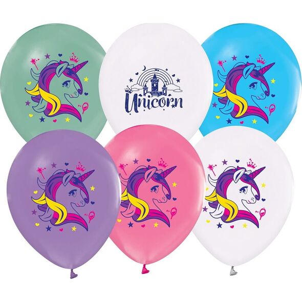 GoDan Balony Jednorożce 30 cm 5szt. Godan