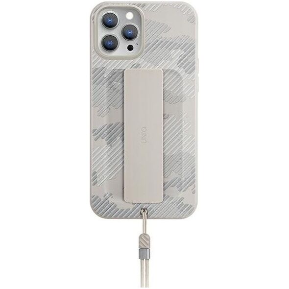 Uniq UNIQ etui Heldro iPhone 12 Pro Max 6,7" beżowy moro/ivory camo Antimicrobial