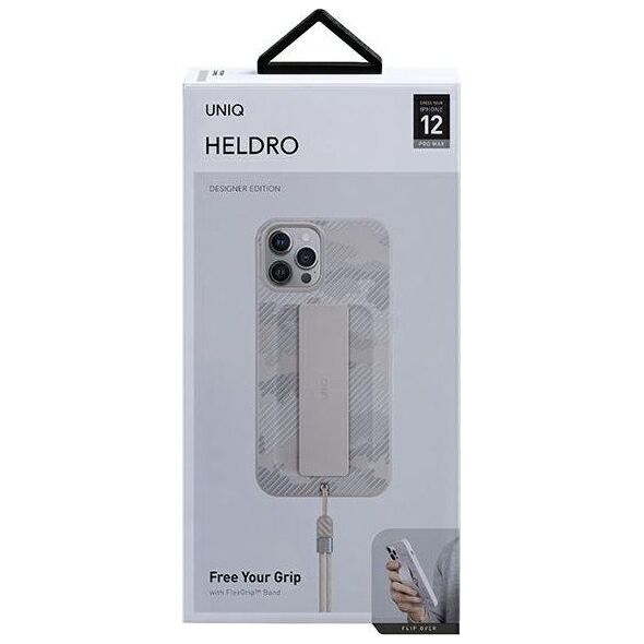Uniq UNIQ etui Heldro iPhone 12 Pro Max 6,7" beżowy moro/ivory camo Antimicrobial