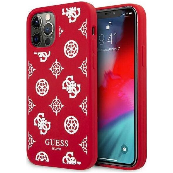 Guess Guess GUHCP12LLSPEWRE iPhone 12 Pro Max 6,7" czerwony/red hard case Peony Collection