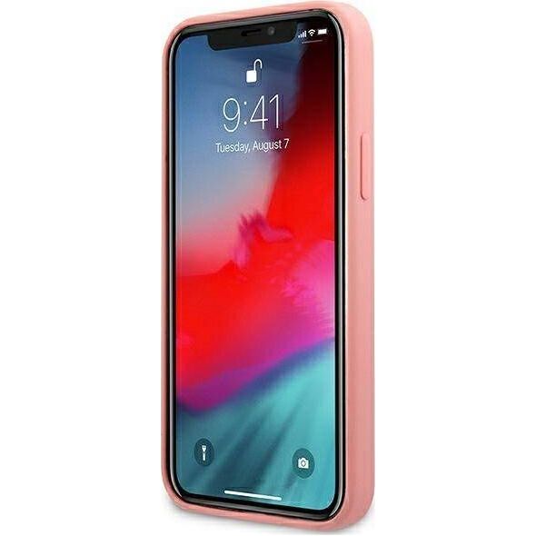 Guess Guess GUHCP12LLSPEWPI iPhone 12 Pro Max 6,7" różowy/pink hard case Peony Collection
