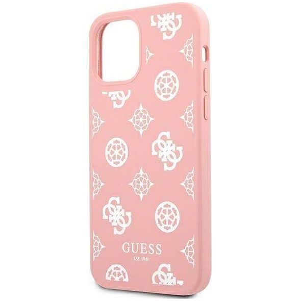 Guess Guess GUHCP12LLSPEWPI iPhone 12 Pro Max 6,7" różowy/pink hard case Peony Collection