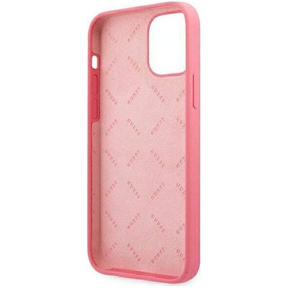 Guess Guess GUHCP12LLSPEFU iPhone 12 Pro Max 6,7" fuksja/fushia hard case Peony Collection