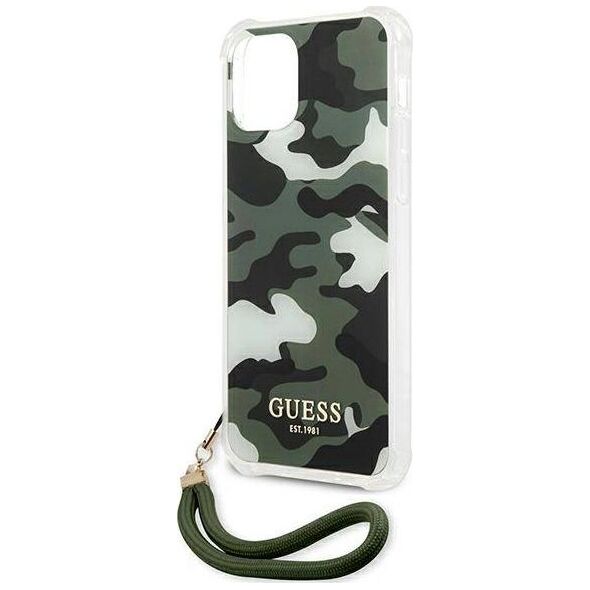 Guess Guess GUHCP12MKSARKA iPhone 12/12 Pro 6,1" zielony/khaki hardcase Camo Collection