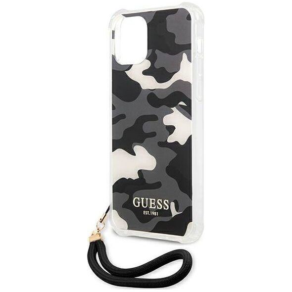 Guess Guess GUHCP12MKSARBK iPhone 12/12 Pro 6,1" czarny/black hardcase Camo Collection