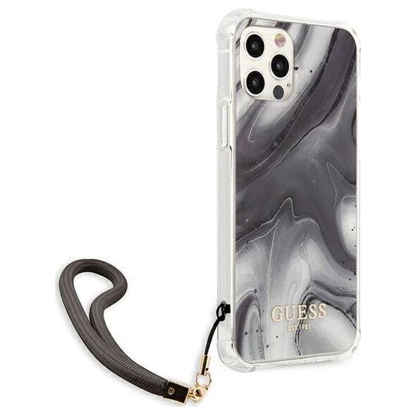 Guess Guess GUHCP12LKSMAGR iPhone 12 Pro Max 6,7" szary/grey hardcase Marble Collection