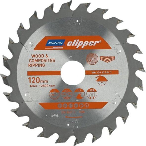 Norton Clipper Tarcza pilarska widiowa WR.125.20.Z24.1
