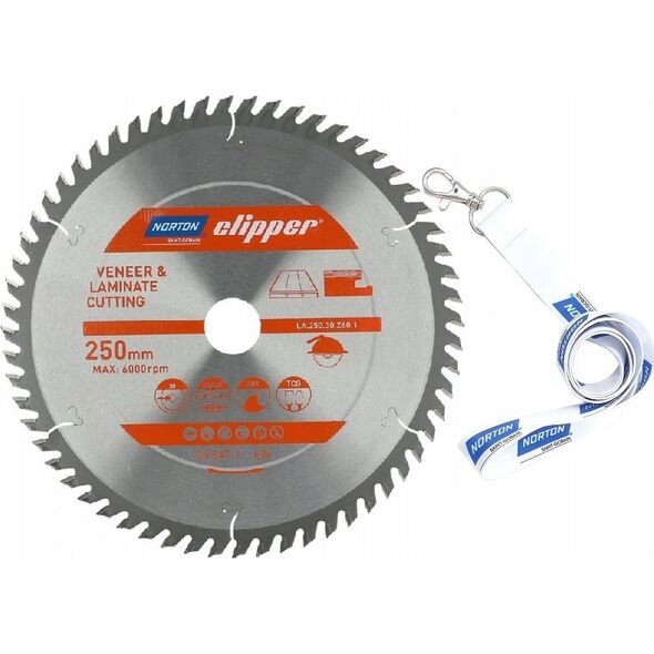 Norton Clipper Tarcza pilarska widiowa LA.250.30.Z60.1