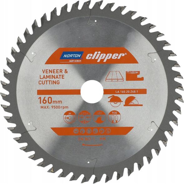 Norton Clipper Tarcza pilarska widiowa LA.250.30.Z60.1