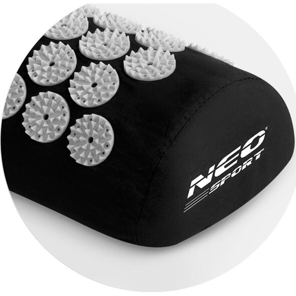 Neo-Sport NeoSport Mata do akupresury z kolcami 190103 czarno-szara