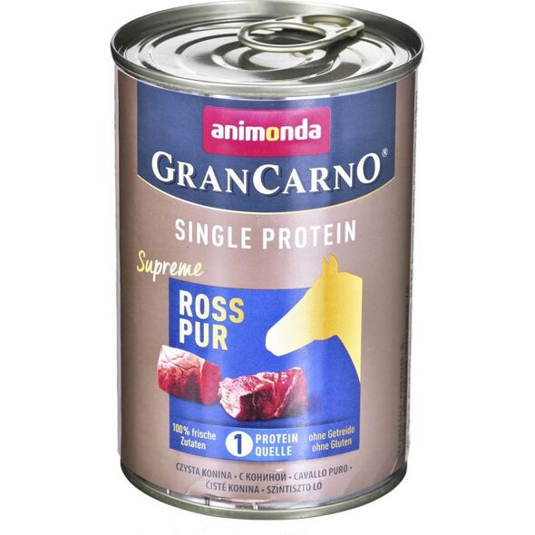 Animonda GranCarno Single Protein smak: konina - puszka 400 g
