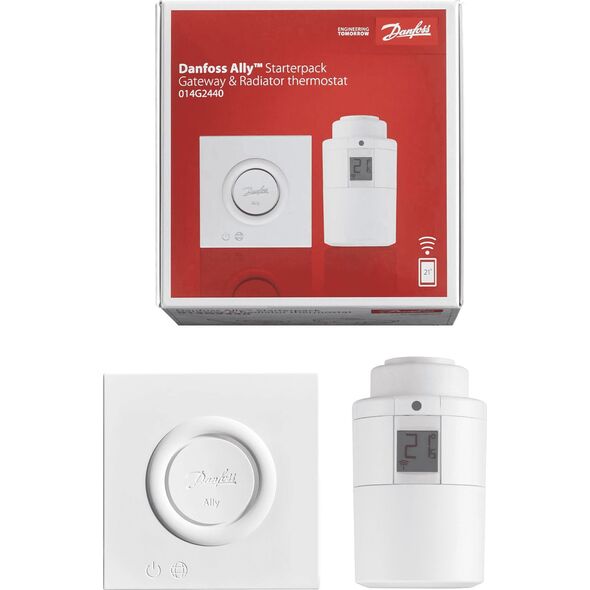 Danfoss Ally Starter Kit Bramka & Elektroniczny termostat grzejnikowy
