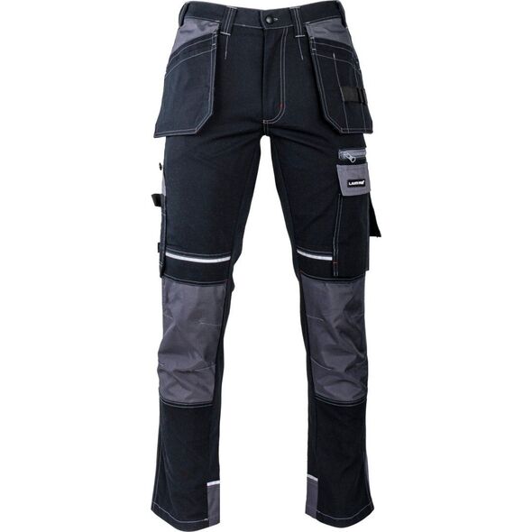 Lahti Pro SPODNIE CZARNO-SZARE ZE WZMOCNIENIAMI, "3XL", CE, LAHTI