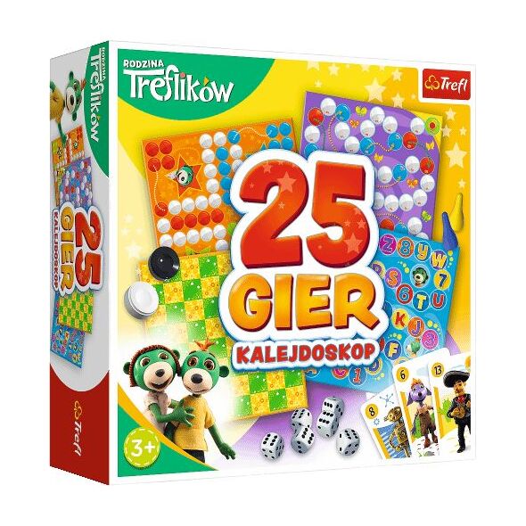 Trefl Gra planszowa 25 gier Rodzina Treflików