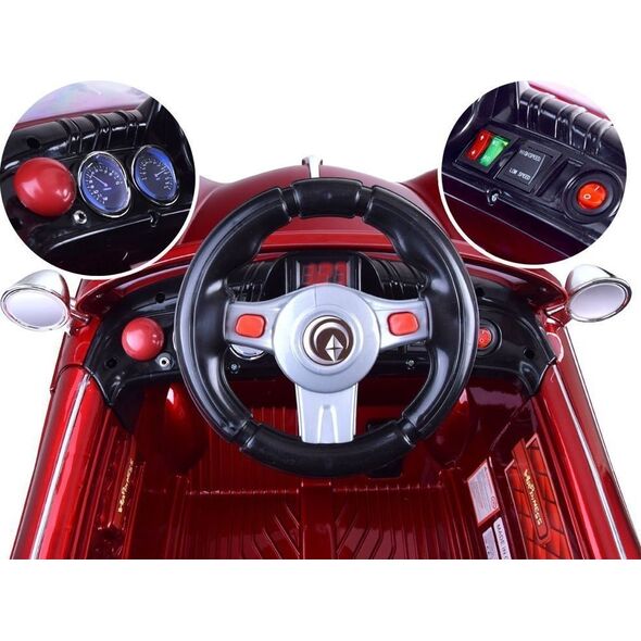 Jokomisiada Eleganckie AUTKO RETRO 2xsilnik 12V lakier PA0057M