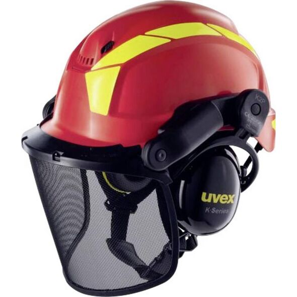 Uvex Kask ochronny do lasu Uvex, czerwony