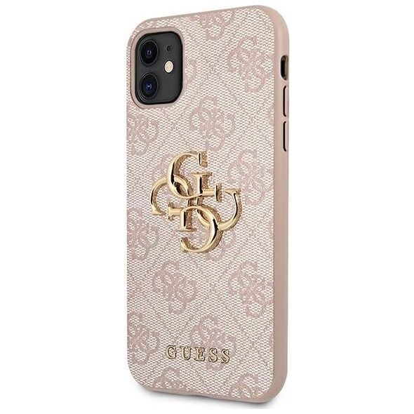 Guess Guess 4G Big Metal Logo - Etui iPhone 11 (różowy) (GUHCN614GMGPI) - 1035561