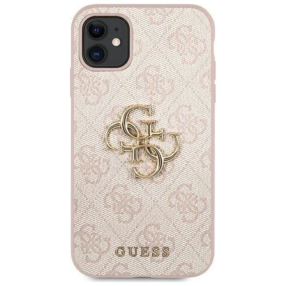 Guess Guess 4G Big Metal Logo - Etui iPhone 11 (różowy) (GUHCN614GMGPI) - 1035561