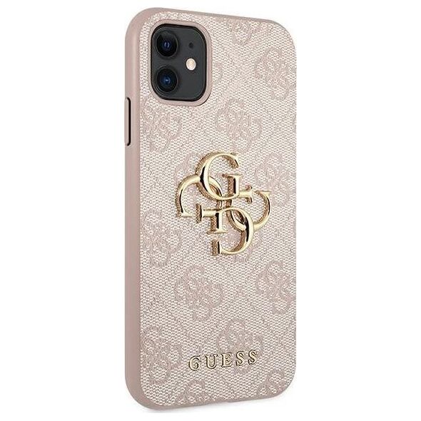 Guess Guess 4G Big Metal Logo - Etui iPhone 11 (różowy) (GUHCN614GMGPI) - 1035561