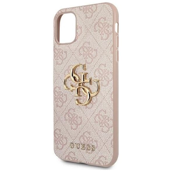 Guess Guess 4G Big Metal Logo - Etui iPhone 11 (różowy) (GUHCN614GMGPI) - 1035561